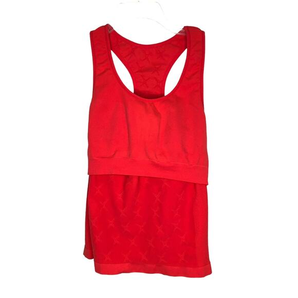 Pro-Fit Coral Orange Sport Athletic Racerback Tank Top Girls XL - Picture 6 of 7